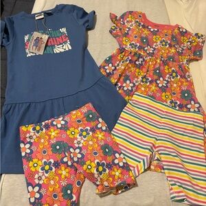 NOT AVAILABLE Lily & Dan Blue Graphic Tee